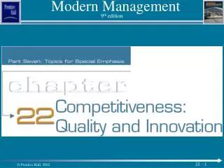 Modern Management 9 th edition