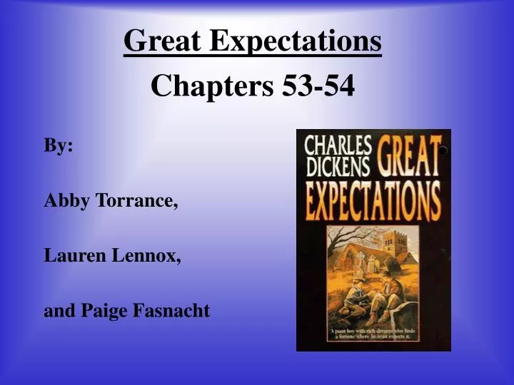 great expectations chapters 53 54
