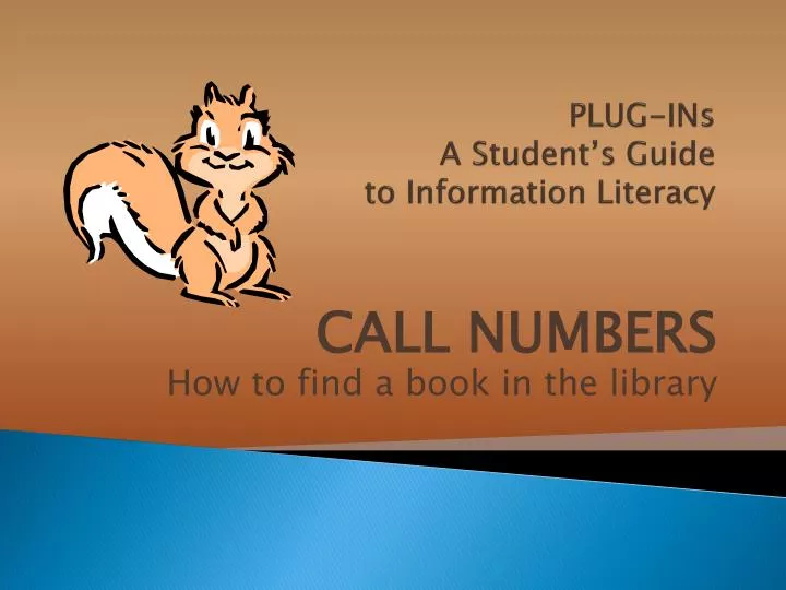 plug ins a student s guide to information literacy