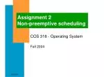 Operating System Assignment: PCB, Context Switch & System Call - slide 1