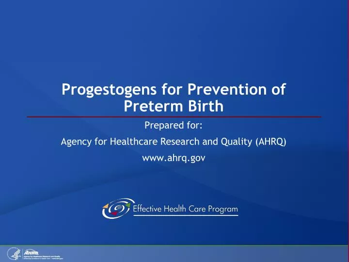 progestogens for prevention of preterm birth