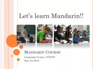 Mandarin Course