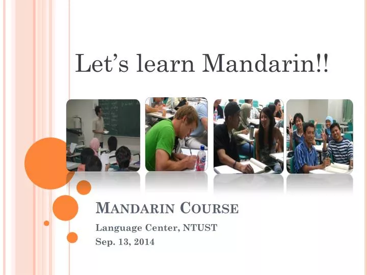 mandarin course