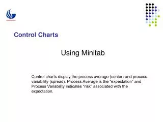 Control Charts