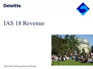 IAS 18 Revenue