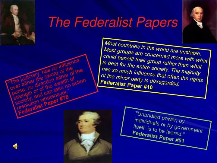 the federalist papers