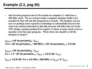 Example (2.3, pag 60)