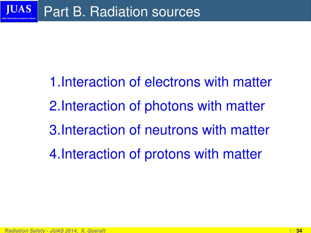 PPT - Interaction of electrons with matter Interaction of photons with ...