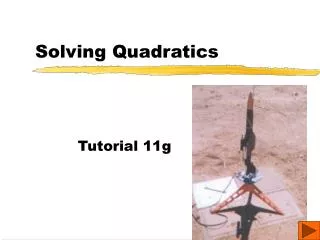 solving quadratics