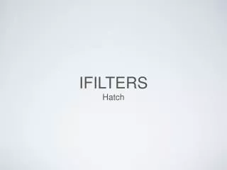 IFILTERS