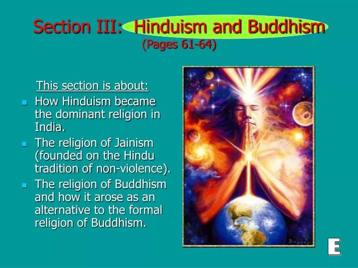section iii hinduism and buddhism pages 61 64