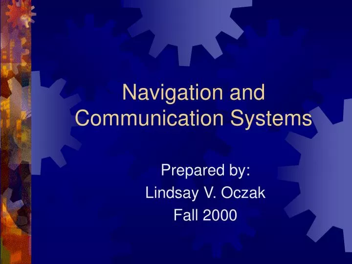 navigation and communication systems