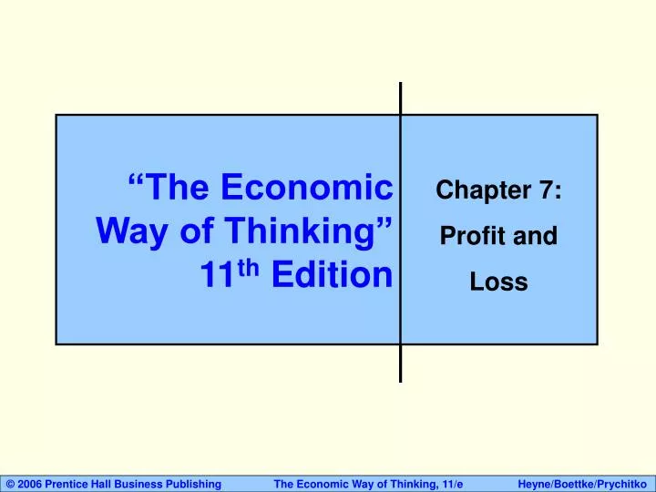 the economic way of thinking 11 th edition