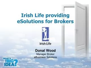 Irish Life providing eSolutions for Brokers