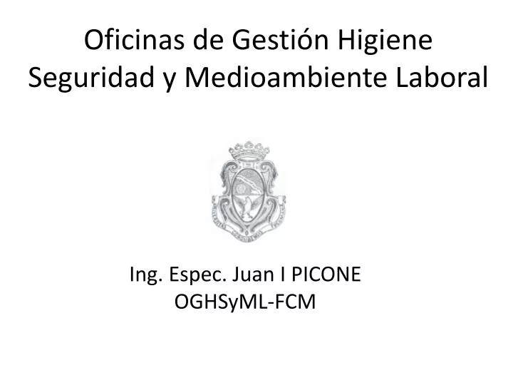 oficinas de gesti n higiene seguridad y medioambiente laboral