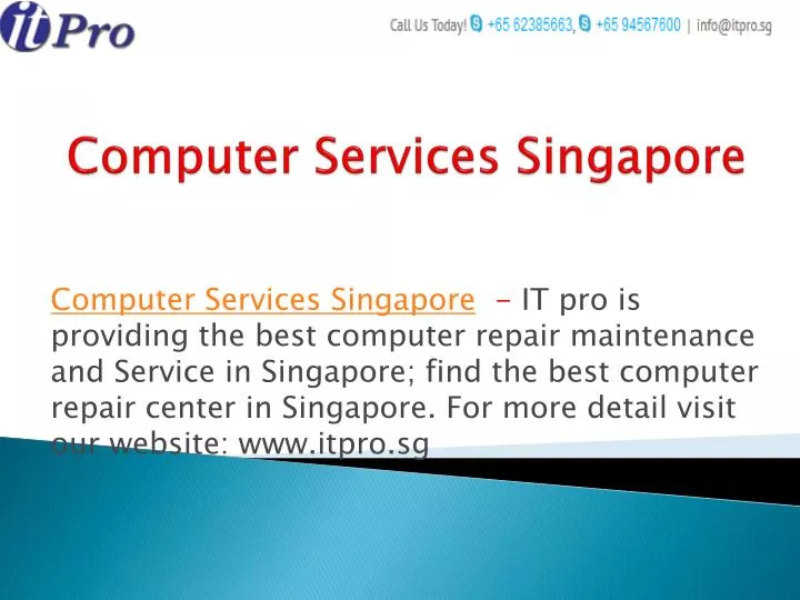computer services singapore