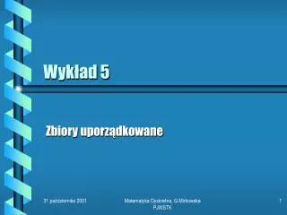 wyk ad 5