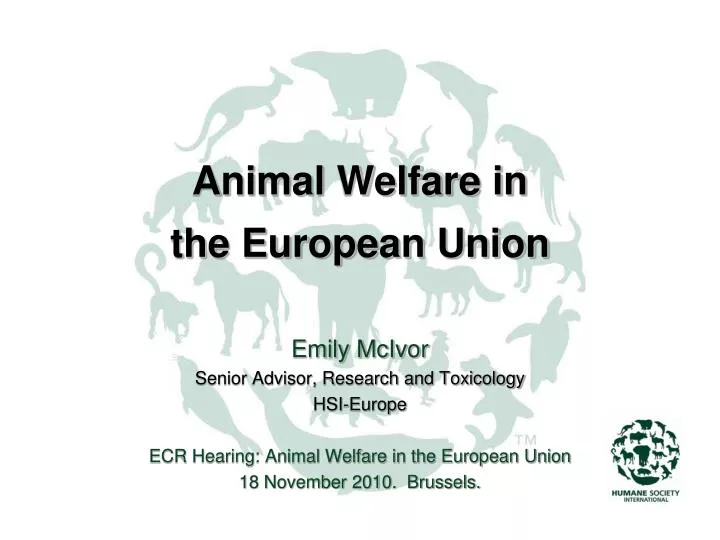 animal welfare in the european union