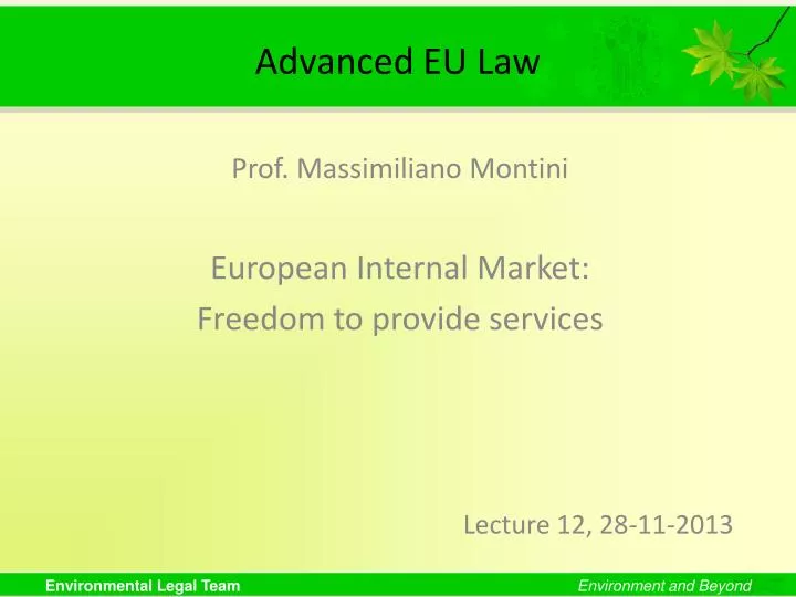 advanced eu law