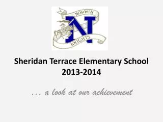 Sheridan Terrace Elementary School 2013-2014
