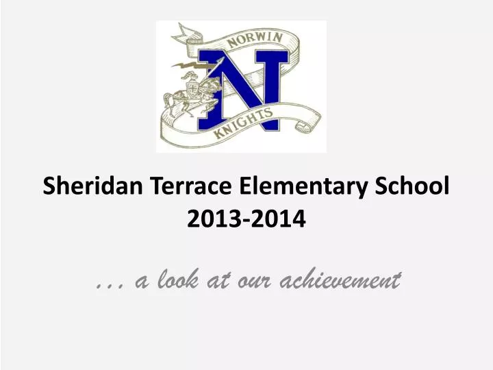 sheridan terrace elementary school 2013 2014