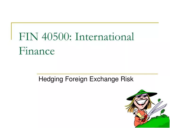 fin 40500 international finance