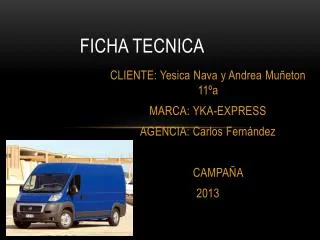 ficha tecnica