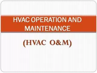 HVAC-O&M