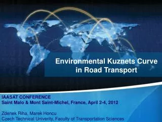 Environmental Kuznets Curve in Road Transport