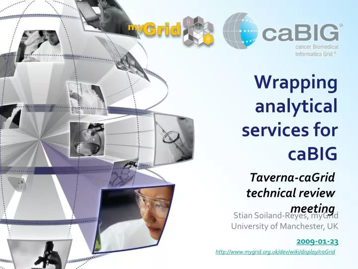 wrapping analytical services for cabig