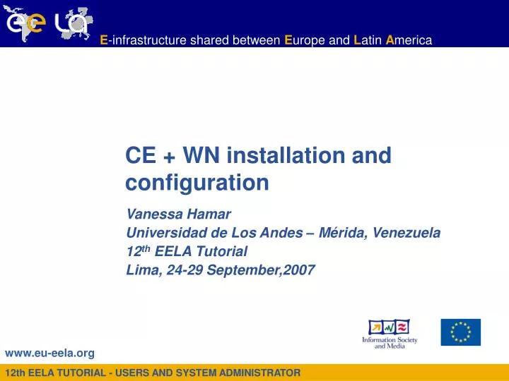 ce wn installation and configuration