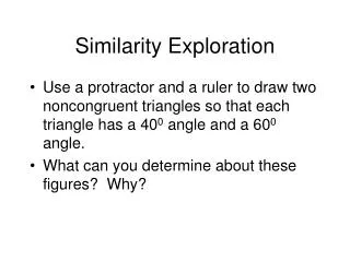 Similarity Exploration