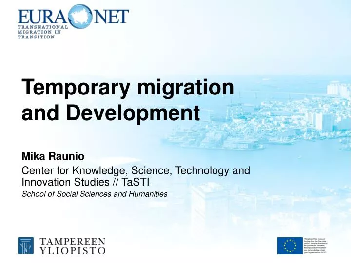temporary migration and d evelopment