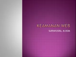 keamanan web