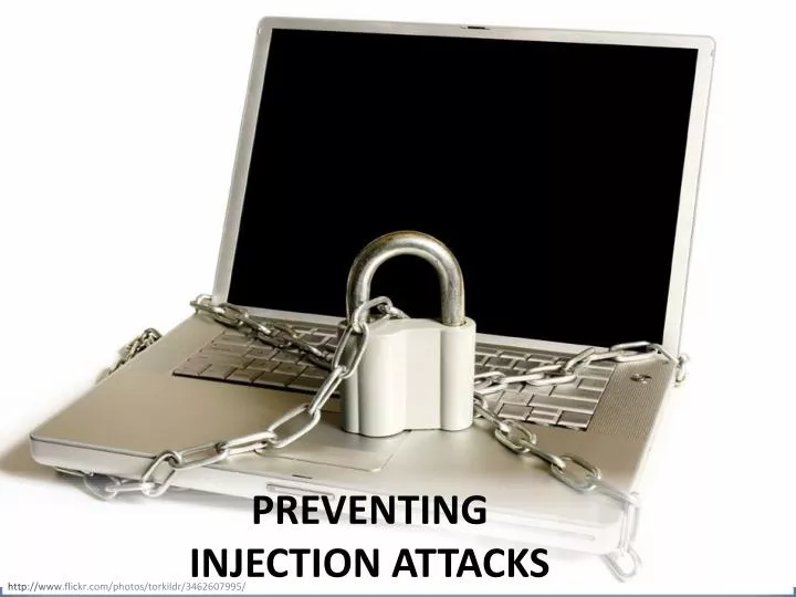 preventing injection attacks