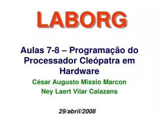 c sar augusto missio marcon ney laert vilar calazans
