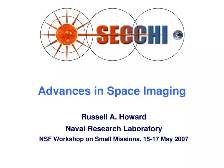 advances in space imaging