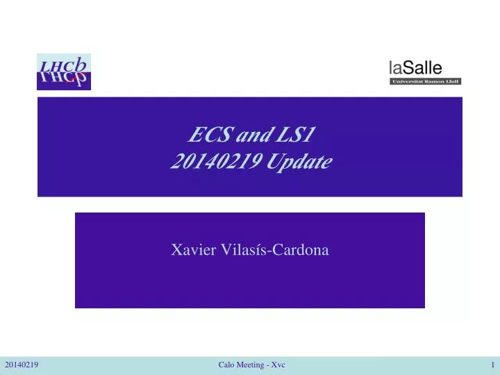 ecs and ls1 20140219 update