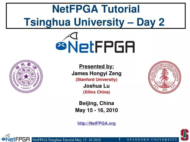 netfpga tutorial tsinghua university day 2