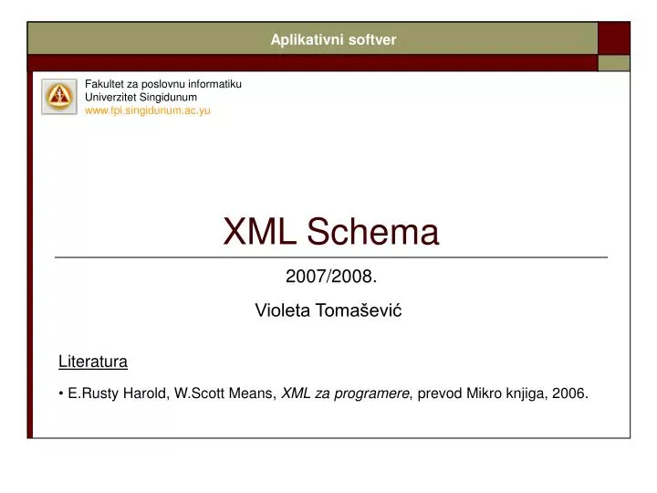 xml schema