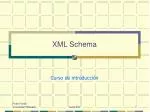 XML Schema - slide 1
