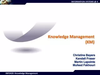 Knowledge Management (KM)