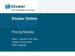 Kluwer Online