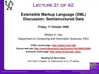 Lecture 21 of 42