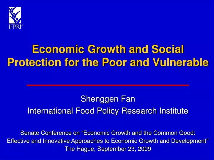 economic growth and social protection for the poor and vulnerable
