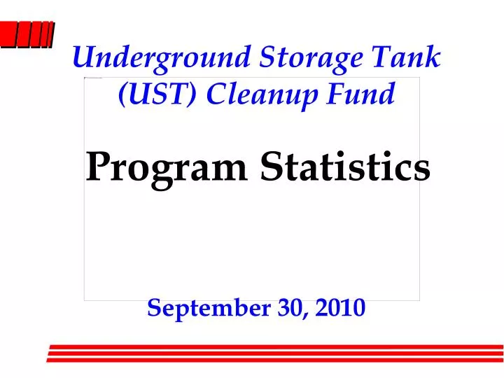 underground storage tank ust cleanup fund