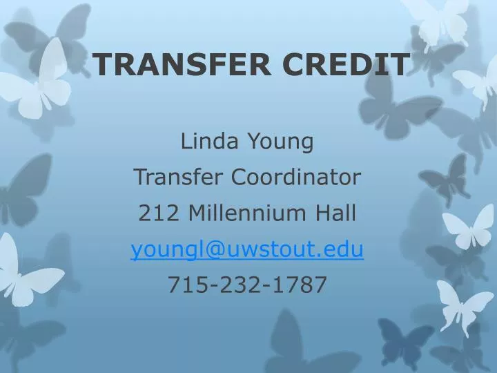 transfer credit