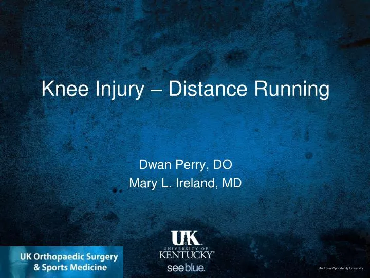 knee injury distance running