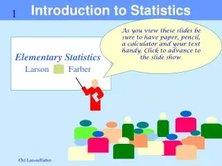 Introduction to Statistics