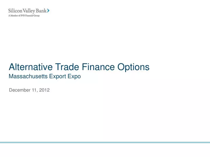 alternative trade finance options